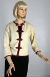 Lovely Vintage 60s Cream Cardigan Sweater
