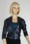 Sparkle-riffic Vintage 60s Sequined Cardigan Sweater