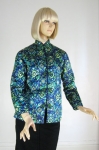 Exotic Vintage 60s Silk Jacket