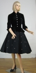 Atomic Sparkle Vintage 50s Circle Skirt 