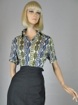 Slinky Vintage 70s Pucci for Chesa Shirt