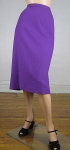 Saucy Purple Vintage 60s Wool Pencil Skirt 