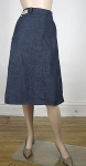 Western Denim Vintage 50s Dark Rinse Denim Skirt