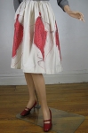 Fun Trompe L'oeil Vintage 50s Skirt
