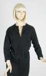 Angora Beaded Vintage 60s Black Cardigan Sweater