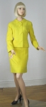 Sunshine Yellow Vintage Early 60s Suit