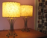 A Pair of Quaint Vintage 50s Lamps w/Shades