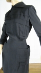 Sharp Prim Vintage 40s Black Rayon Dress 7.jpg