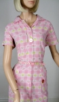 Sweet Pink Cotton Vintage 50s House Dress 03.jpg