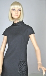 Grown-Up Mod Vintage 60s Black Detailed Dress 02.jpg