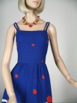 Vintage 70s Apple Print Malia Sun Dress 03.jpg