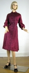 Jewel Tone Vintage 50s Shirtwaist Dress 1.jpg