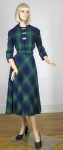Tartan Plaid Vintage 50s Full Skirt Dress 05.jpg