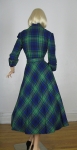 Tartan Plaid Vintage 50s Full Skirt Dress 06.jpg