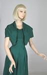Hunter Green Vintage 50s Sun Dress and Bolero 04.jpg