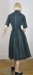 Gingham Paisley Vintage 50s Serbin Shirt Waist Dress 05.jpg