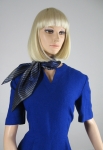 Cobalt Blue Vintage 50s Fitted Dress & Swing Jacket  03.jpg