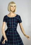 Perky Plaid Vintage 50s Sun Dress with Bolero 4.jpg