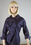 Vintage 50s Block Print Asymmetrical Jacket and Dress Ensemble 04.jpg