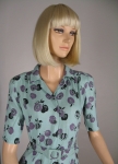 Darling Vintage 40s Apple Print Rayon Dress 03.jpg