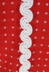 Fun Vintage Late 60s Swiss Dot Cherry Red Dress 05.jpg