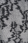 Cutest Vintage 50s Black and White Pixel Lace Print Cotton Dress 06.jpg