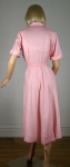 Sweet Vintage 50s Pink Linen Soutache And Rhinestone Trim Dress 06.jpg
