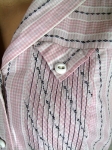 Pintucked Vintage 50s Pink and Black Gingham Shirtwaist Dress 03.jpg