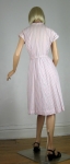 Pintucked Vintage 50s Pink and Black Gingham Shirtwaist Dress 06.jpg