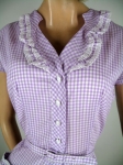 Cute New Old Stock Vintage 60s Gingham Dress 02.jpg