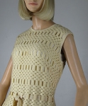 Creamy Vintage 60s Wool Knit Mini Dress 03.jpg