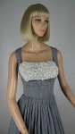 Flirty Vintage 50s Gingham and Lace Shelf Bust Dress 04.jpg