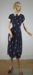 Darling Daisy Print Vintage 50s Fun Shirt Dress 02.jpg