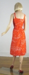 Bright Red Vintage 70s Malia Bird Print Sun Dress 5.jpg