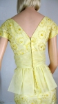 Pale Lemon Yellow Vintage 50s Organdy Dress 2.jpg