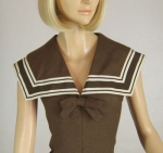 Ahoy! Adorable Vintage 70s Mollie Parnis Sailor Dress 3.jpg