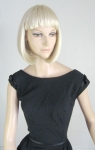 Sleek Satin Trimmed Vintage 60s Black Cocktail Dress 4.jpg