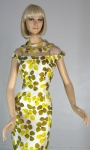 Gorgeous Detailed Vintage 60s Petal Printed Silk Dress 4.jpg