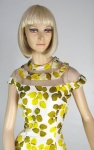 Gorgeous Detailed Vintage 60s Petal Printed Silk Dress 5.jpg