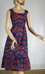 Adorable Vintage 70s Malia Apple Print Dress 03.jpg