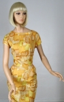 Paintbrush Print Vintage 50s Wiggle Dress 02.jpg