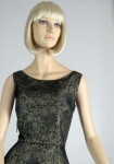 Metallic Vintage 60s Chiffon Overlay Dress 3.jpg