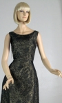 Metallic Vintage 60s Chiffon Overlay Dress 4.jpg
