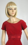 Posh Vintage 60s Red Velvet Wiggle Dress 02.jpg