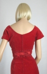 Posh Vintage 60s Red Velvet Wiggle Dress 06.jpg