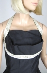 Bombshell  Natlynn Originals Vintage 50s Halter Dress With Shelf Bust 02.jpg