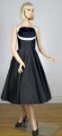 Bombshell  Natlynn Originals Vintage 50s Halter Dress With Shelf Bust 03.jpg