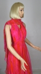 Fiery Flame Pink Jack Bryan Vintage 60s Halter Dress 05.jpg