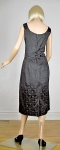 Sexy Vintage 60s Satin Brocade Rose Dress 03.jpg