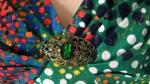 Electrifying Vintage 70s Bubble Print Maxi Dress 4.jpg
